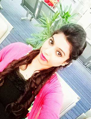 Muslim college girl